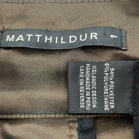 Matthildur Jacket Women's Small Bronze Button Avante Garde - Picture 12 of 15